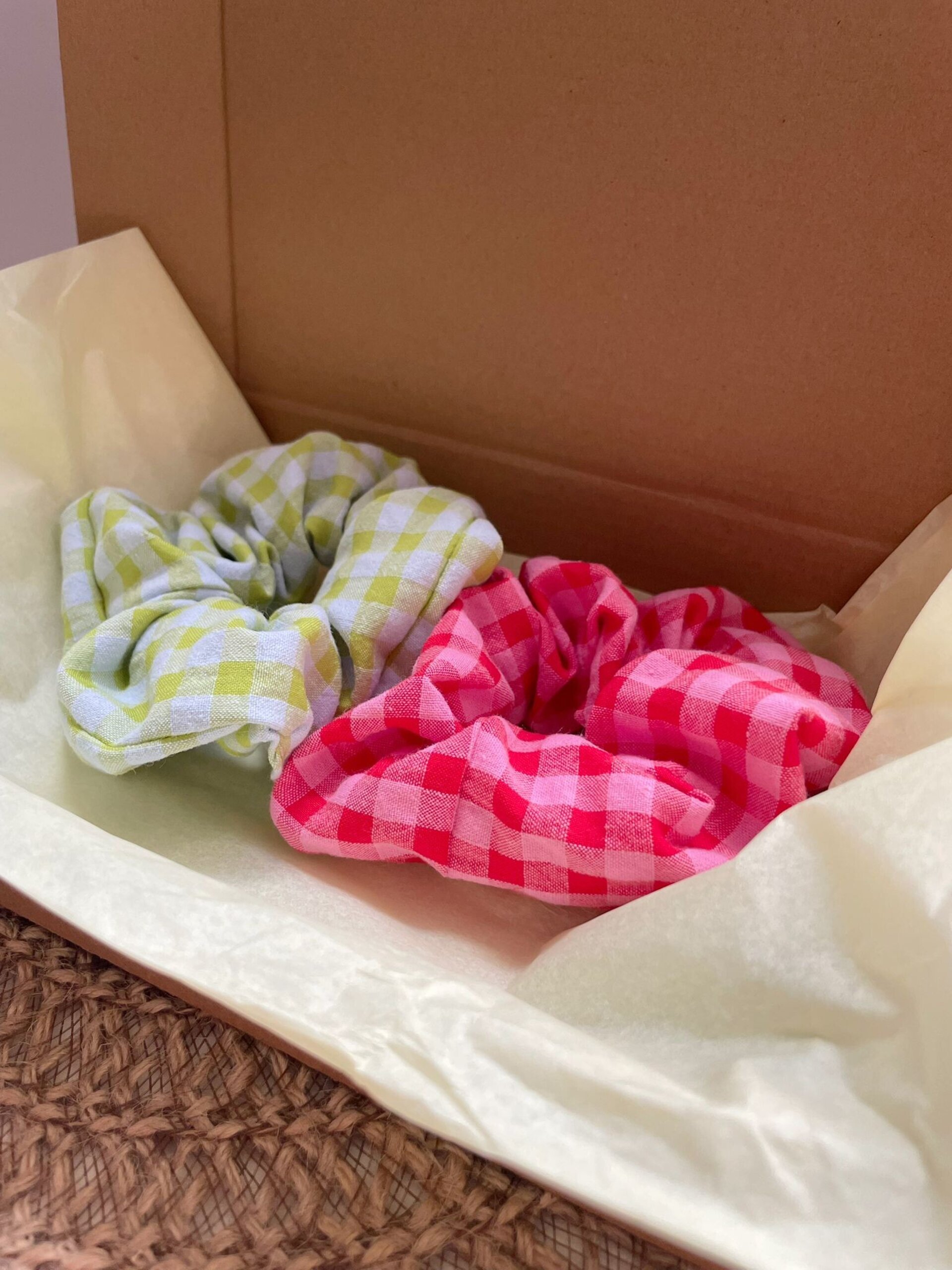 Pack 2x Vichy Scrunchies - 1